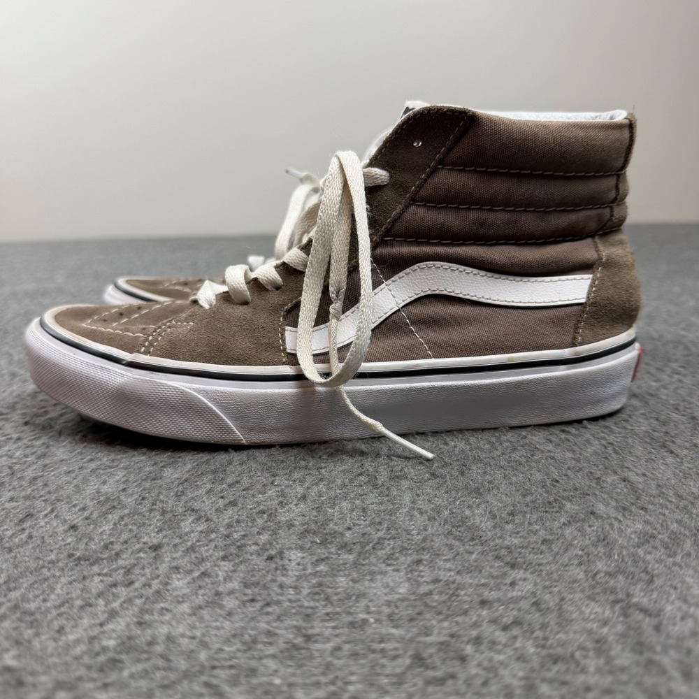 Vans Sk8-Hi Sneaker Women's 8 Brown High Top Suede Canvas 751505